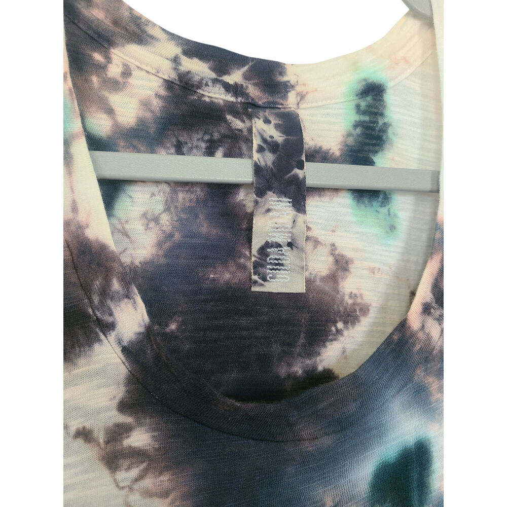 GILDA MIDANI Rio Brazil Tie Dye Tank Swing Dress Cotton Size Small - Picture 2 of 7